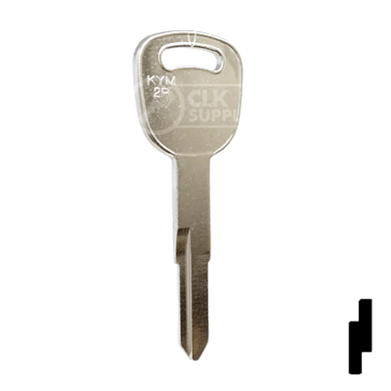 Uncut  Key Blank | Kymco | KYM2R - Image 16
