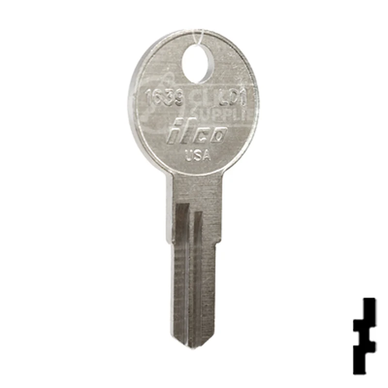 Uncut Key Blank | Larson Doors | 1639, LD1 - Image 3