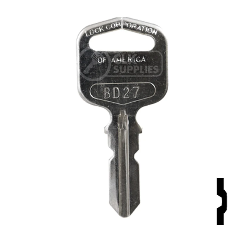 Uncut Key Blank | LCA | BD27 - Image 13