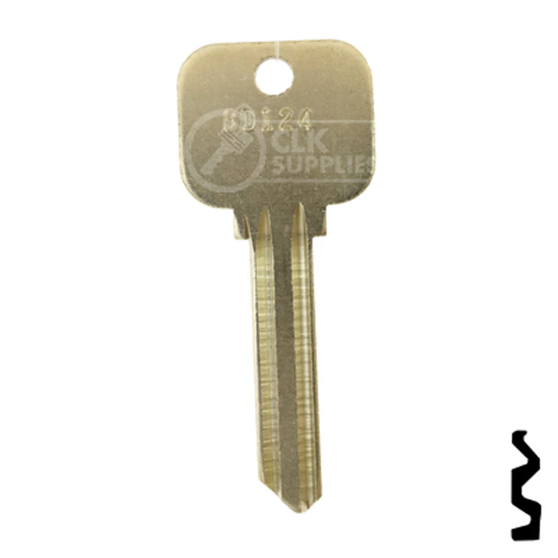 Uncut Key Blank | Lockwood | BD124 - Image 13