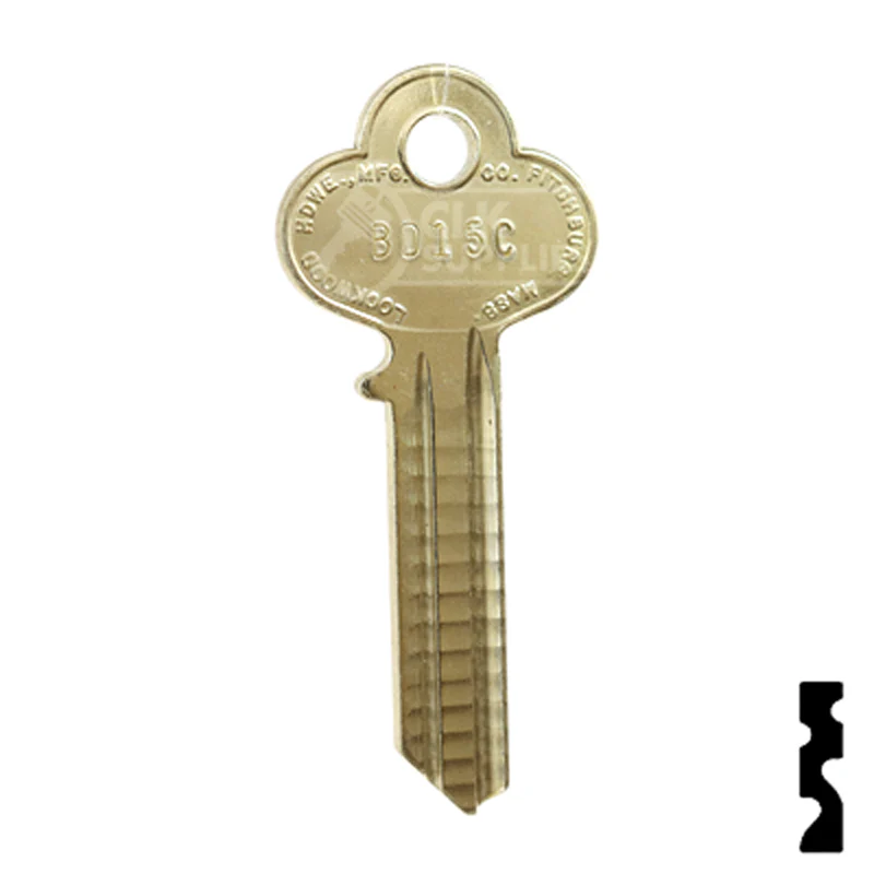Uncut Key Blank | Lockwood | BD15C - Image 14