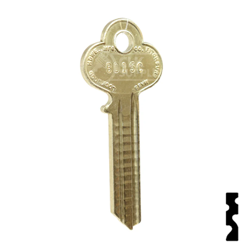 Uncut Key Blank | Lockwood | BD15C - Image 15