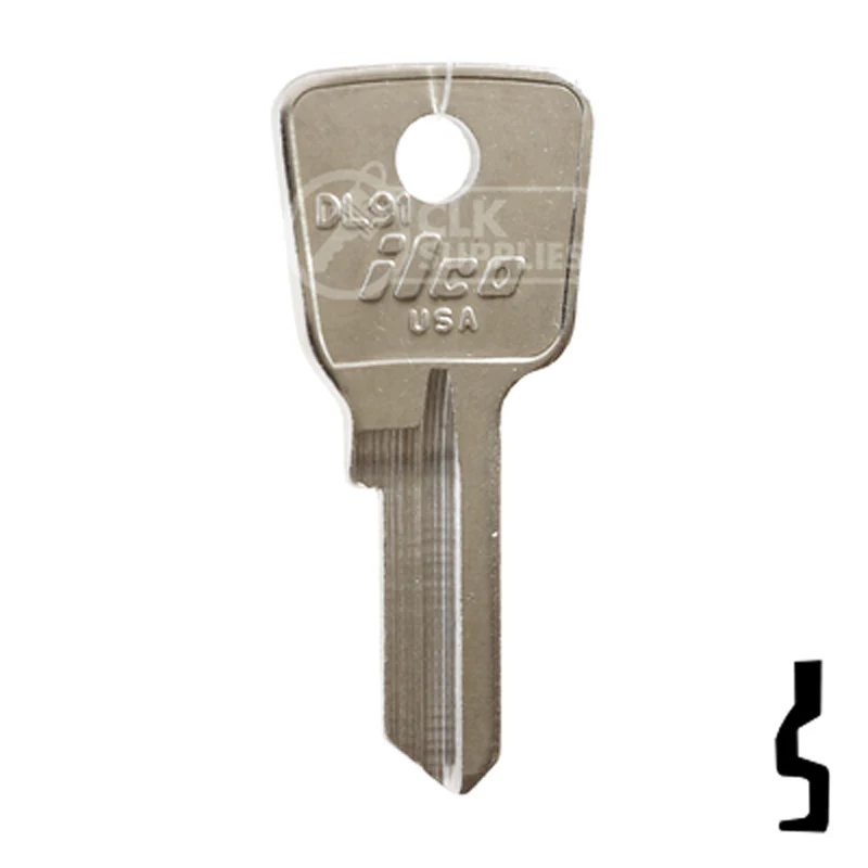 Uncut Key Blank | Lockwood  | DL9 - Image 2