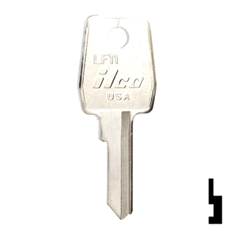 Uncut Key Blank | Lowe & Fletcher | LF11 - Image 2