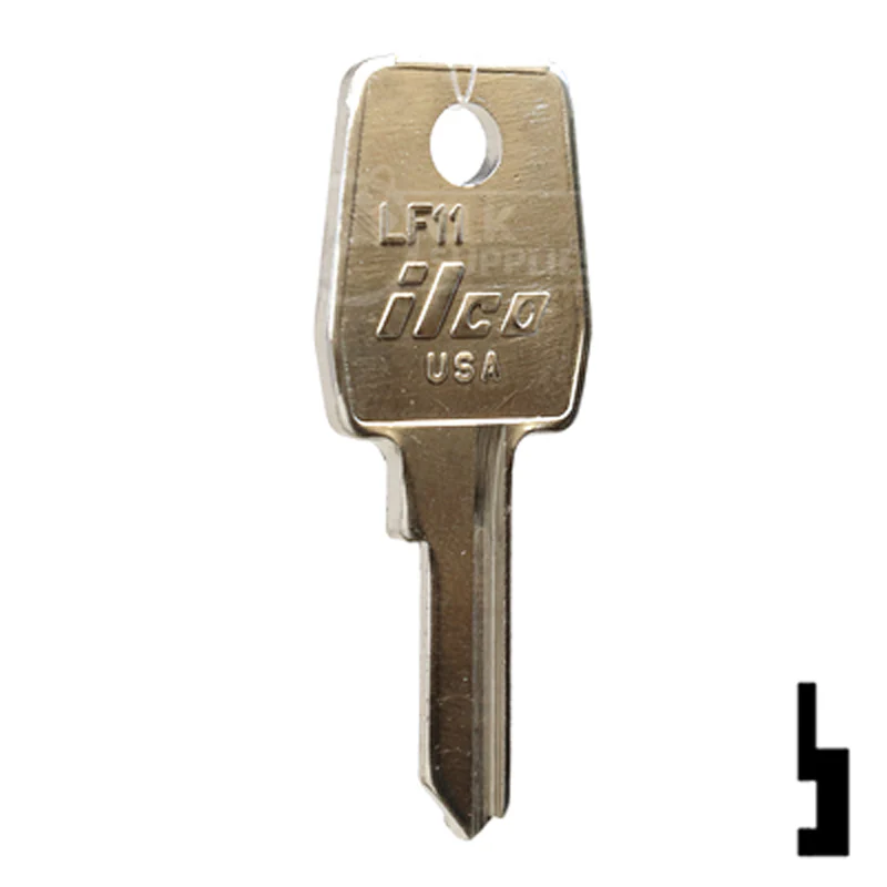 Uncut Key Blank | Lowe & Fletcher | LF11 - Image 3