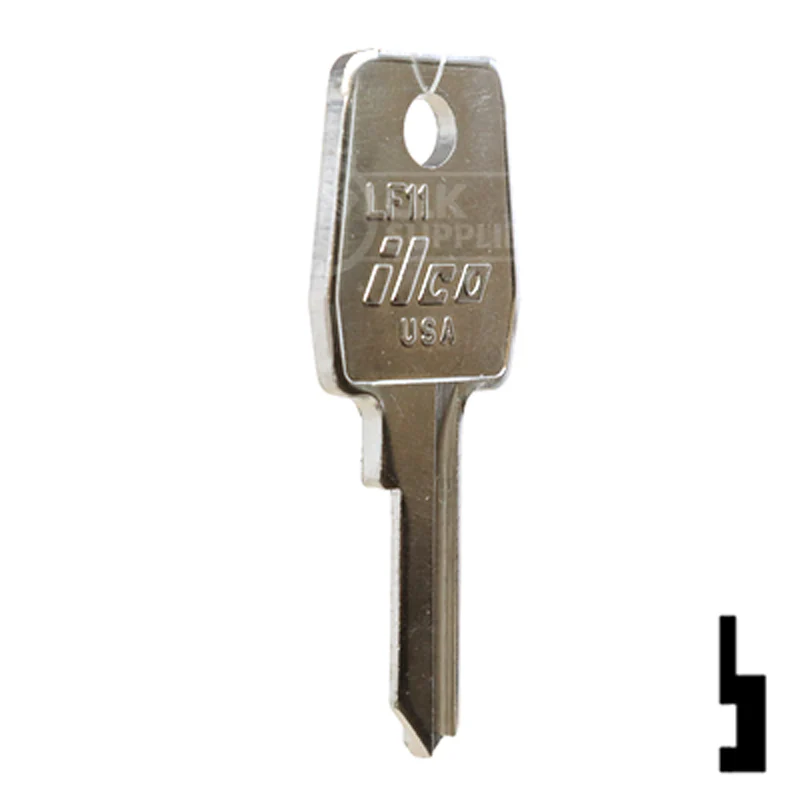 Uncut Key Blank | Lowe & Fletcher | LF11 - Image 4