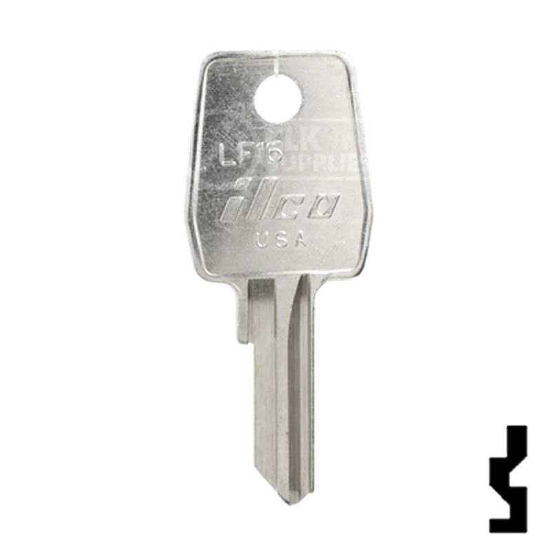 Uncut Key Blank | Lowe & Fletcher | LF16 - Image 2