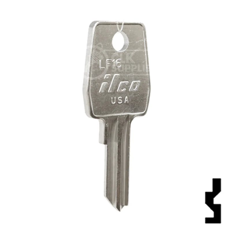 Uncut Key Blank | Lowe & Fletcher | LF16 - Image 4