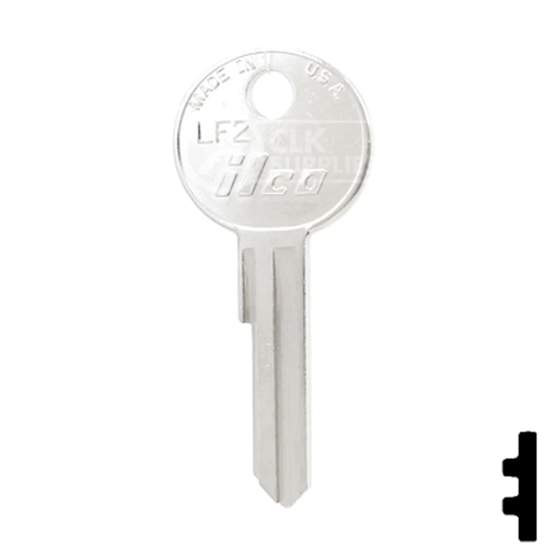 Uncut Key Blank | Lowe & Fletcher | LF2 - Image 24