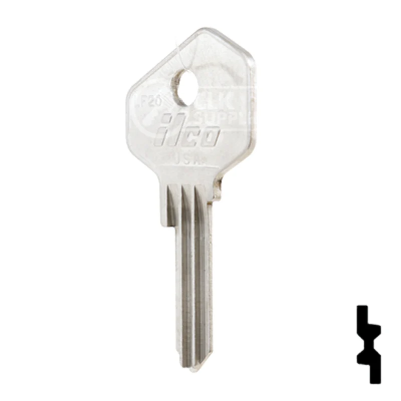 Uncut Key Blank | Lowe & Fletcher | LF20 - Image 22
