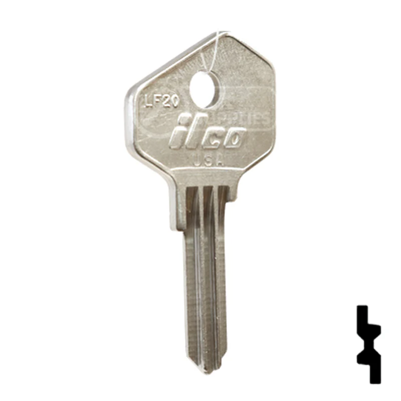 Uncut Key Blank | Lowe & Fletcher | LF20 - Image 3