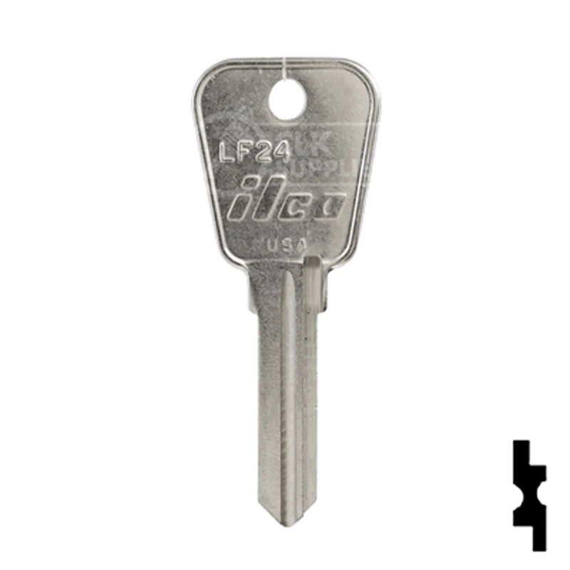 Uncut Key Blank | Lowe & Fletcher | LF24 - Image 2