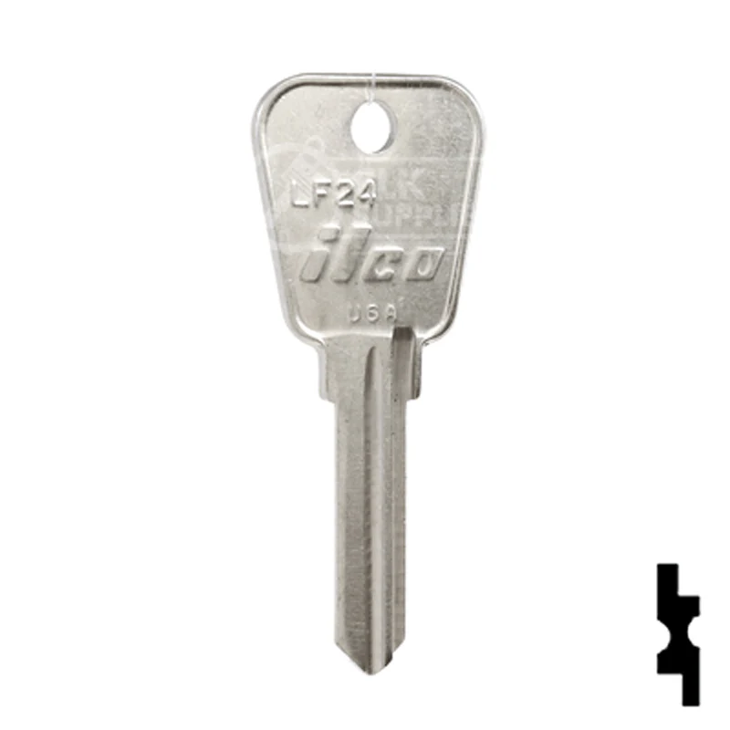 Uncut Key Blank | Lowe & Fletcher | LF24 - Image 3
