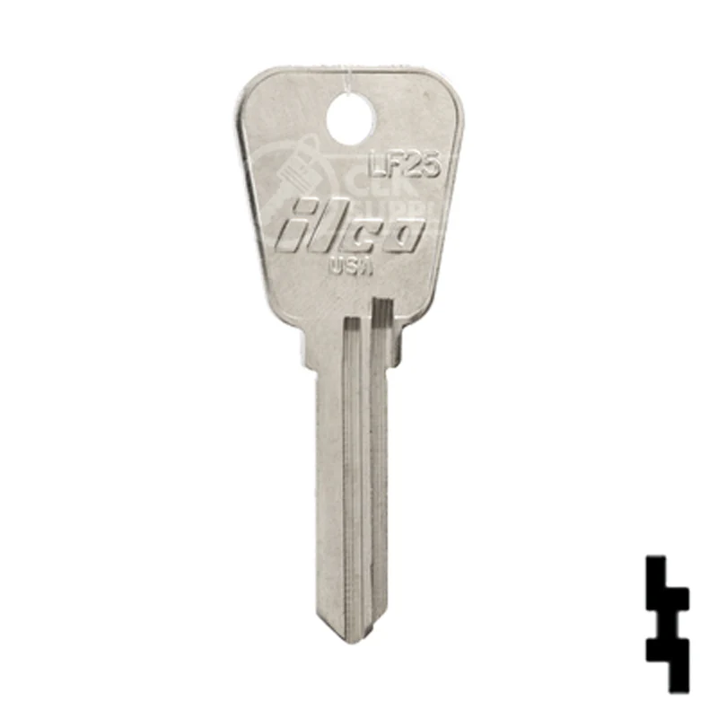 Uncut Key Blank | Lowe & Fletcher | LF25 - Image 2