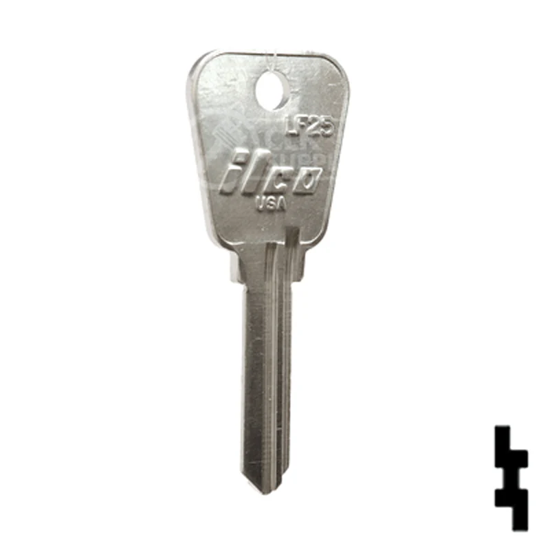 Uncut Key Blank | Lowe & Fletcher | LF25 - Image 3