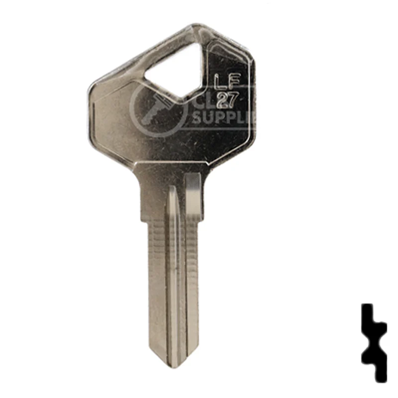 Uncut  Key Blank | Lowe & Fletcher | LF27 - Image 13