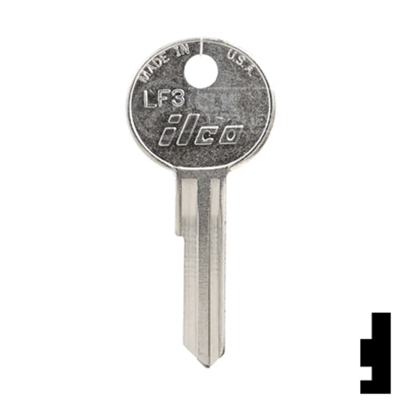 Uncut Key Blank | Lowe & Fletcher | LF3