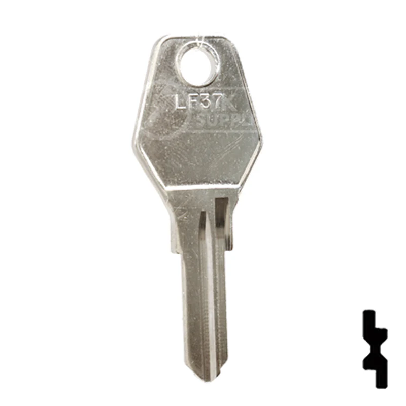 Uncut  Key Blank | Lowe & Fletcher | LF37 - Image 15