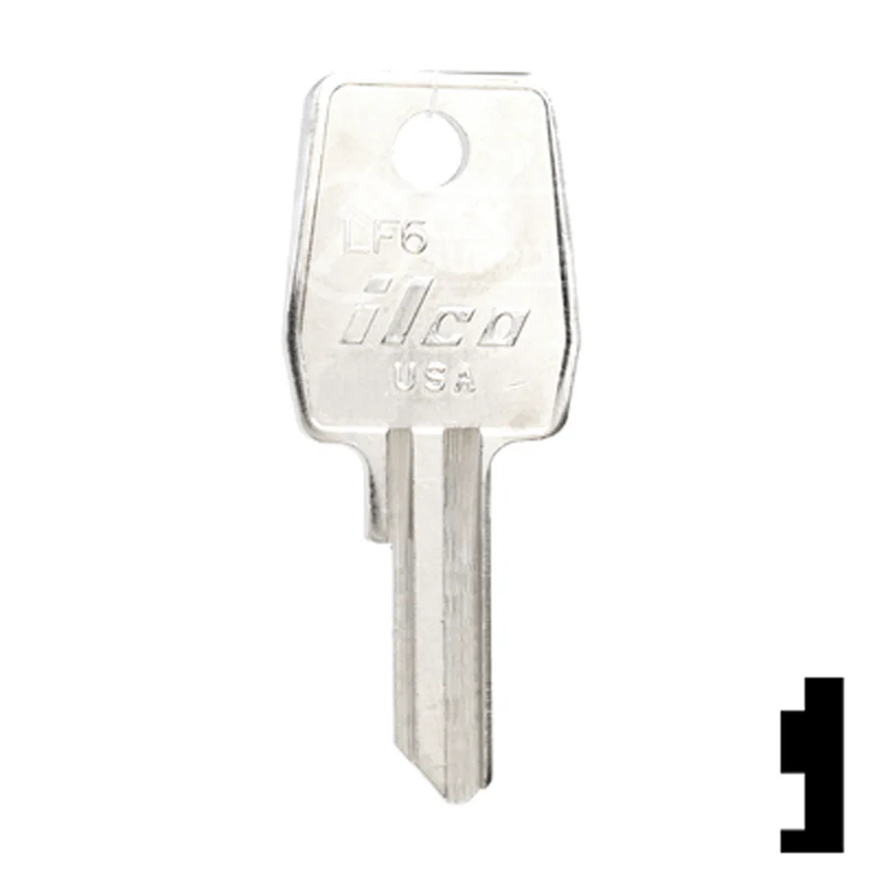 Uncut Key Blank | Lowe & Fletcher | LF6 - Image 2