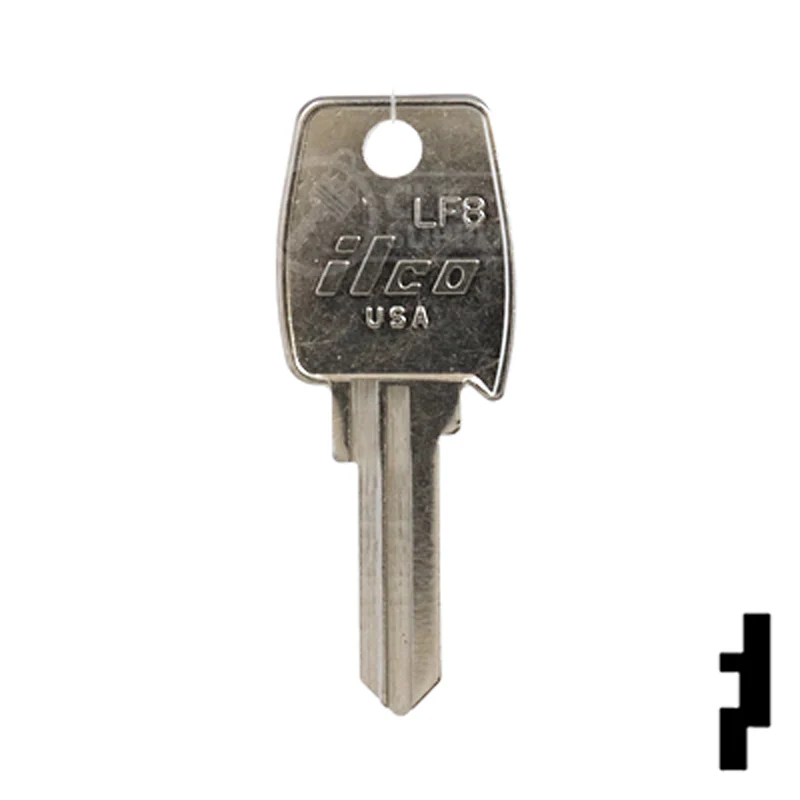 Uncut Key Blank | Lowe & Fletcher | LF8