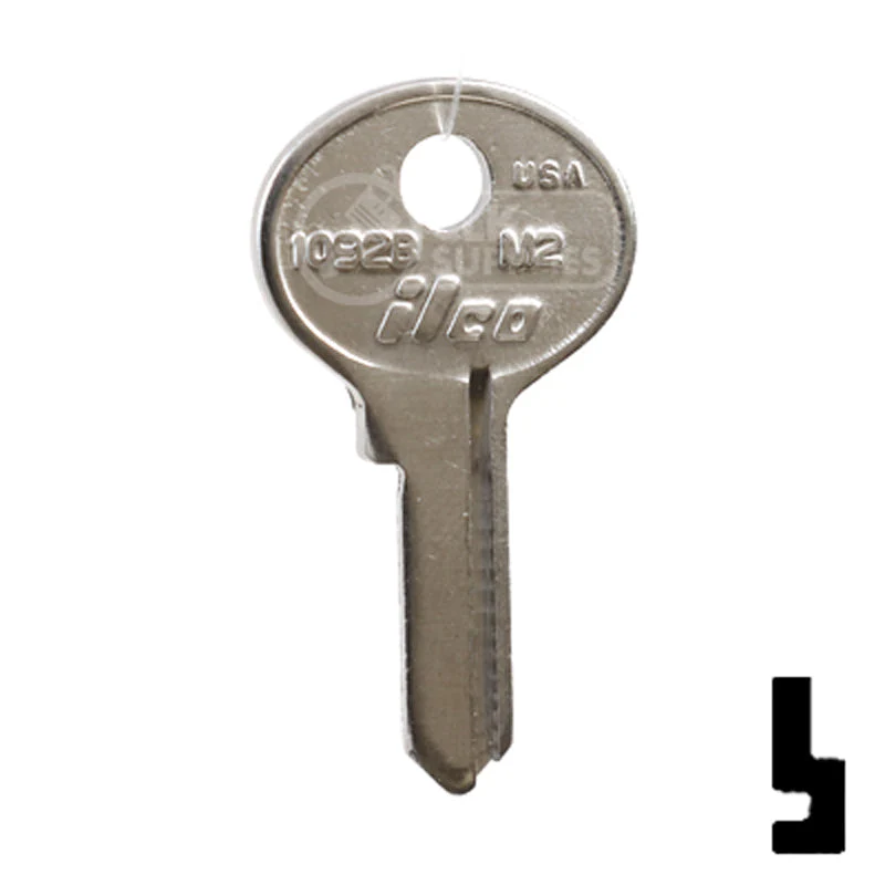 Uncut Key Blank | Master Padlock | 1092B, M2 - Image 2