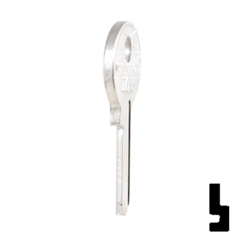 Uncut Key Blank | Master Padlock | 1092B, M2 - Image 6