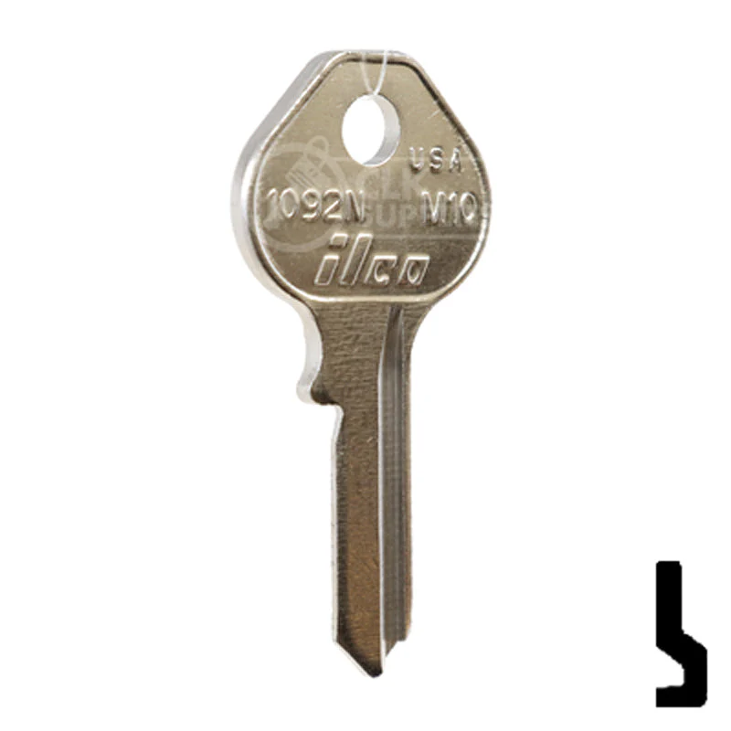Uncut  Key Blank | Master Padlock | 1092N, M10 - Image 3