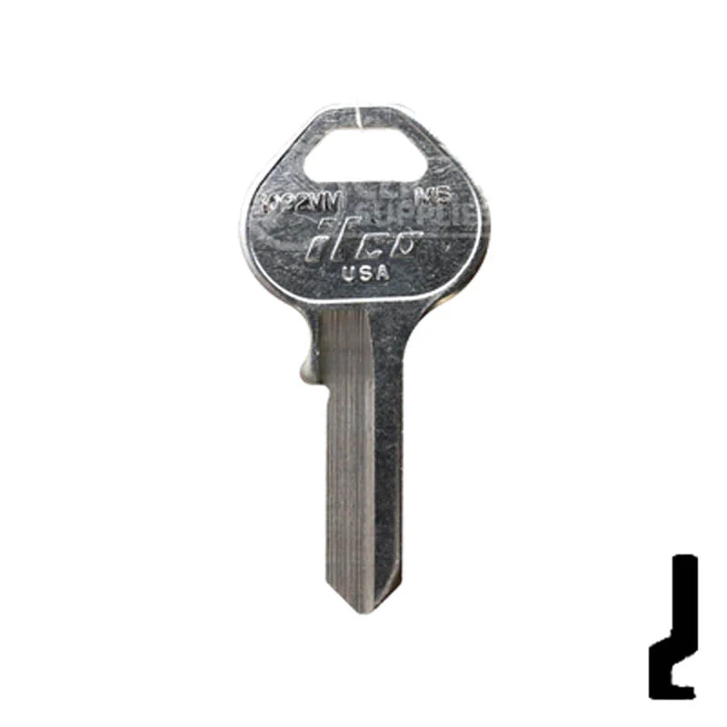 Uncut  Key Blank | Master Padlock | 1092VM, M5