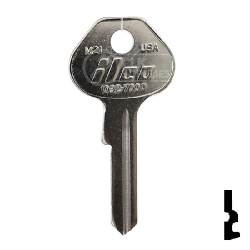 Uncut Key Blank | Master Padlock | 1092, 7000, M21 - Image 2
