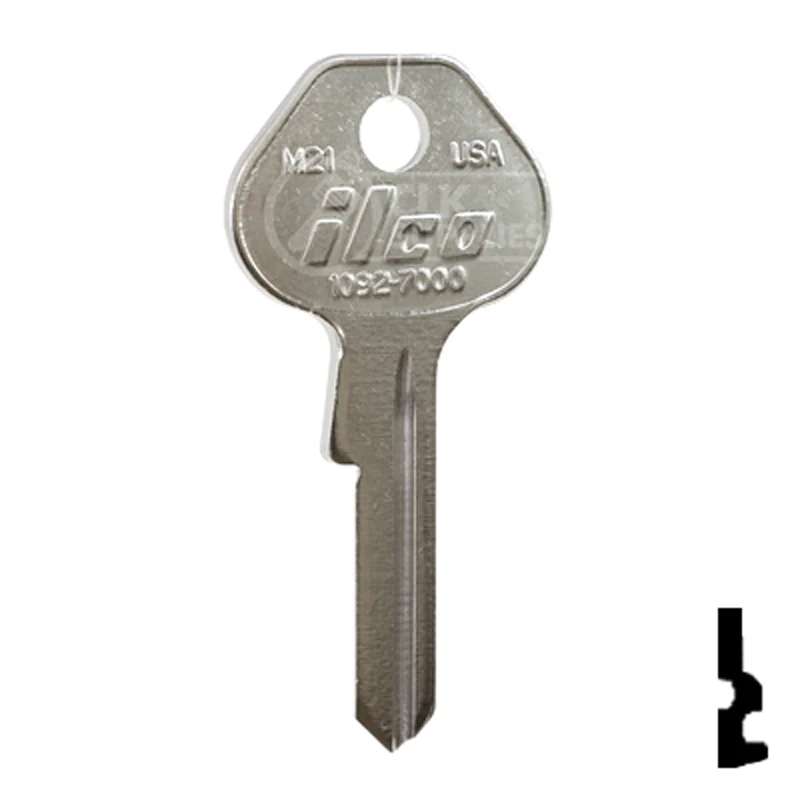 Uncut Key Blank | Master Padlock | 1092, 7000, M21 - Image 3