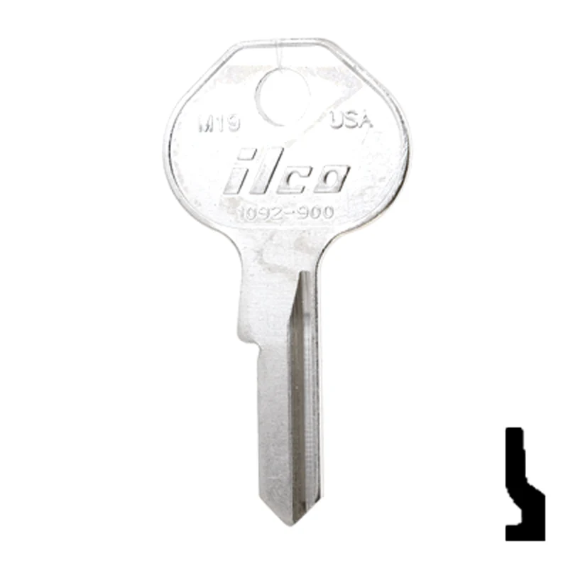 Uncut Key Blank | Master Padlock | 1092-900. M19 - Image 24
