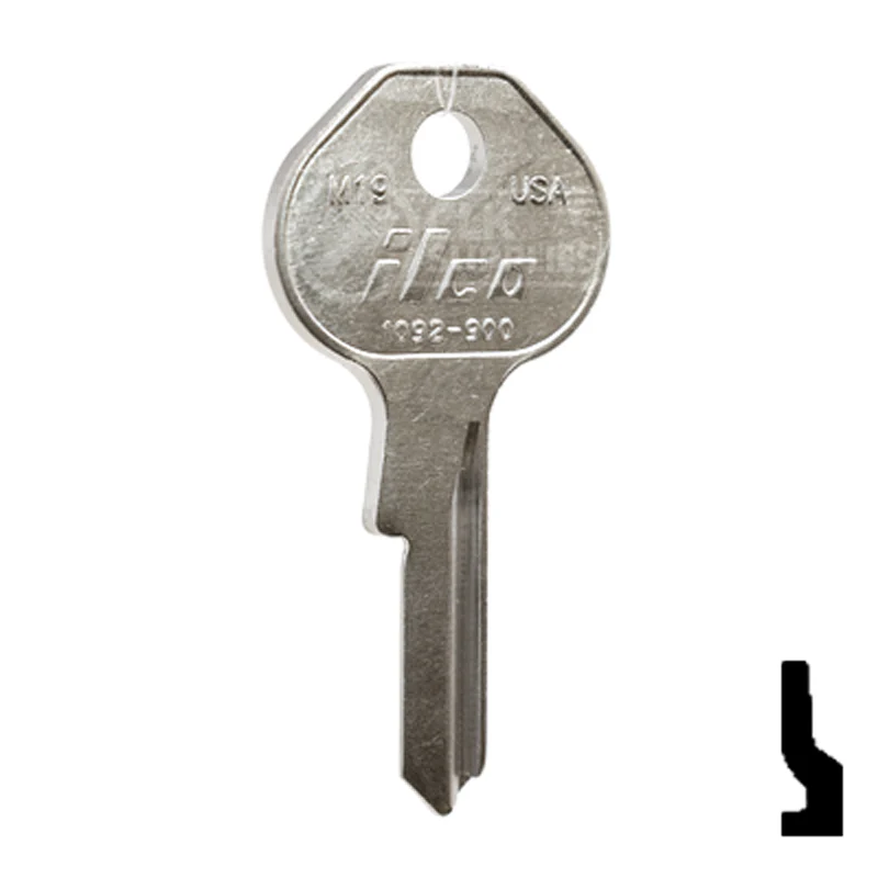 Uncut Key Blank | Master Padlock | 1092-900. M19 - Image 3