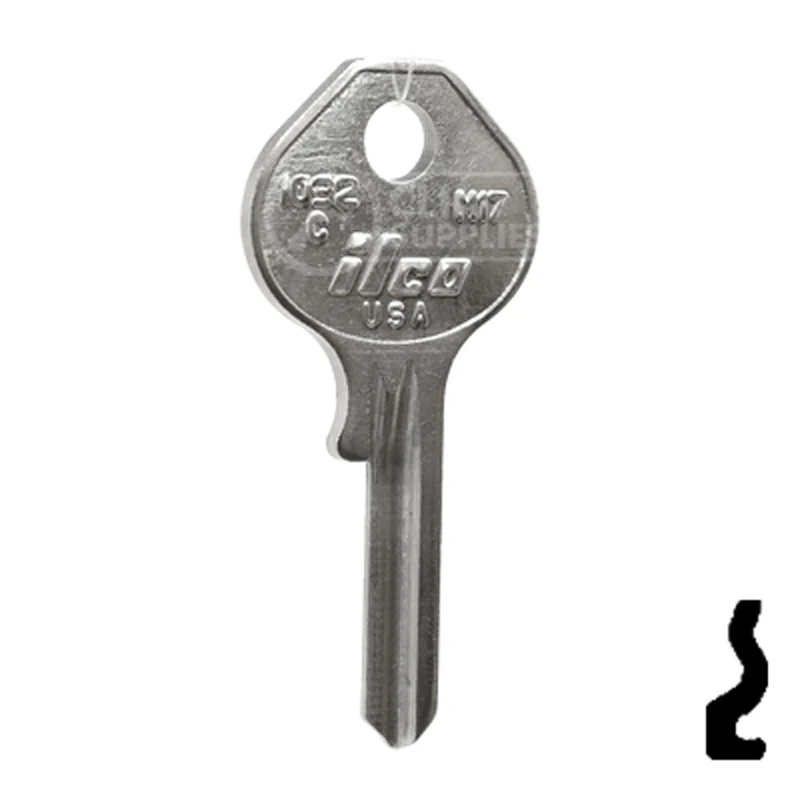 Uncut Key Blank | Master Padlock | 1092C, M17 - Image 3