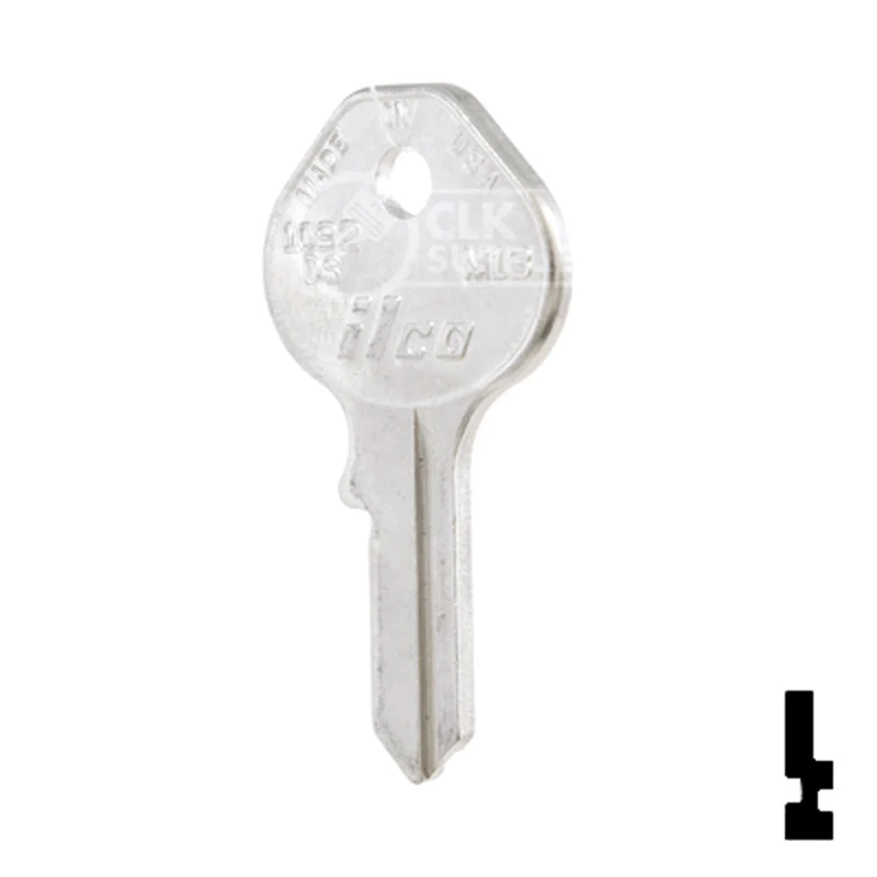 Uncut Key Blank | Master Padlock | 1092DS, M13 - Image 23