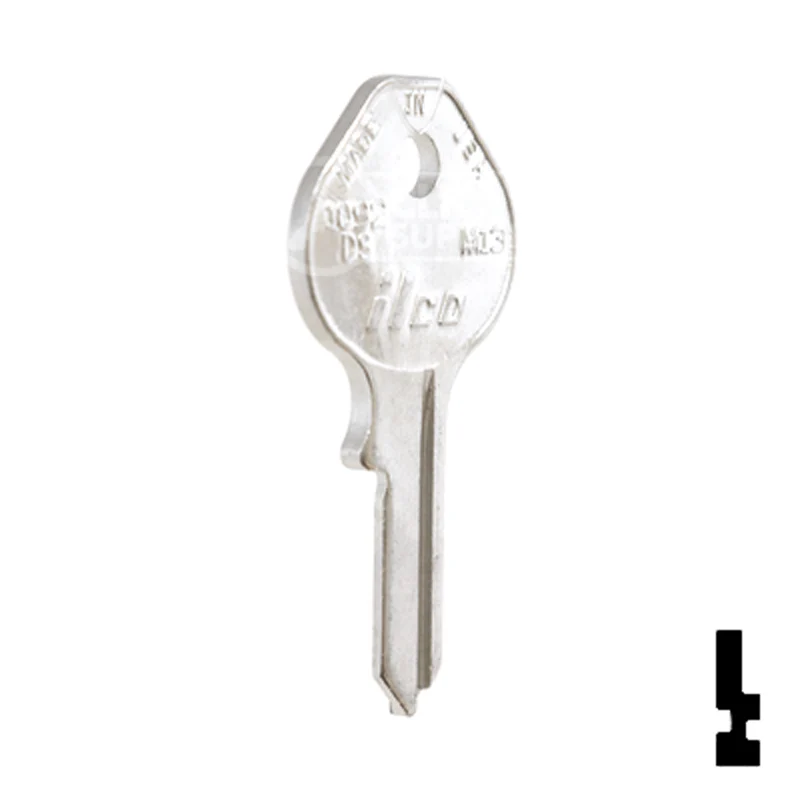 Uncut Key Blank | Master Padlock | 1092DS, M13 - Image 5