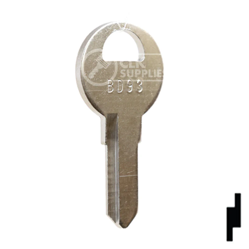 Uncut Key Blank | Master Padlock | BD93 - Image 15