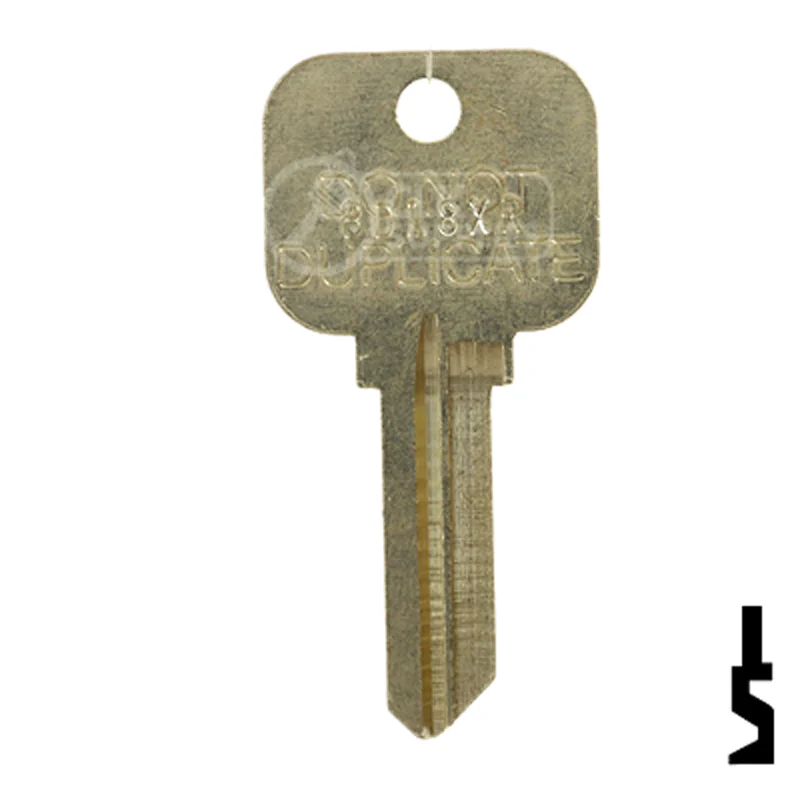Uncut Key Blank | Master Padlock, Dexter | BD18XR - Image 13