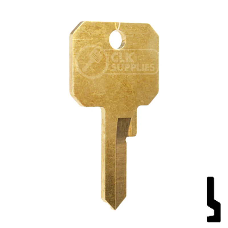 Uncut Key Blank | Master Padlock |  M1 - Image 3
