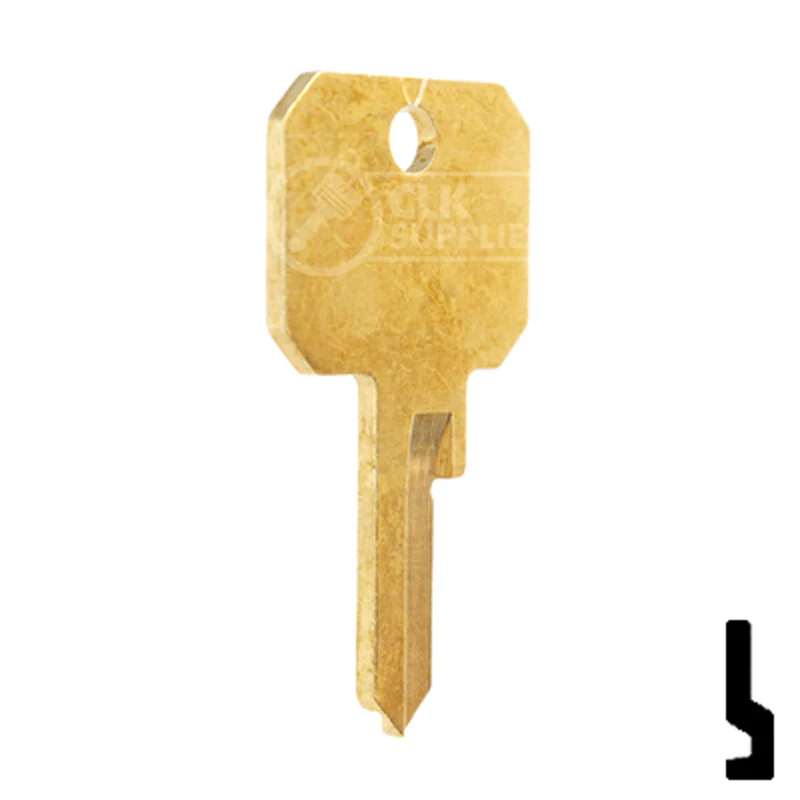 Uncut Key Blank | Master Padlock |  M1 - Image 4