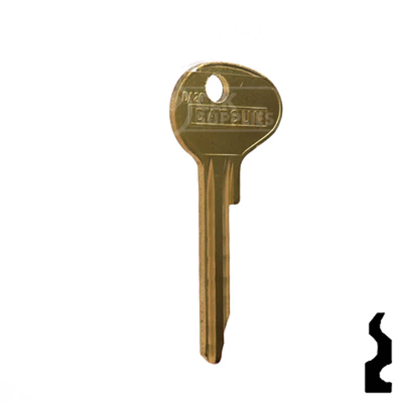 Uncut Key Blank | Mazda | DAT-11D, DA20 - Image 4