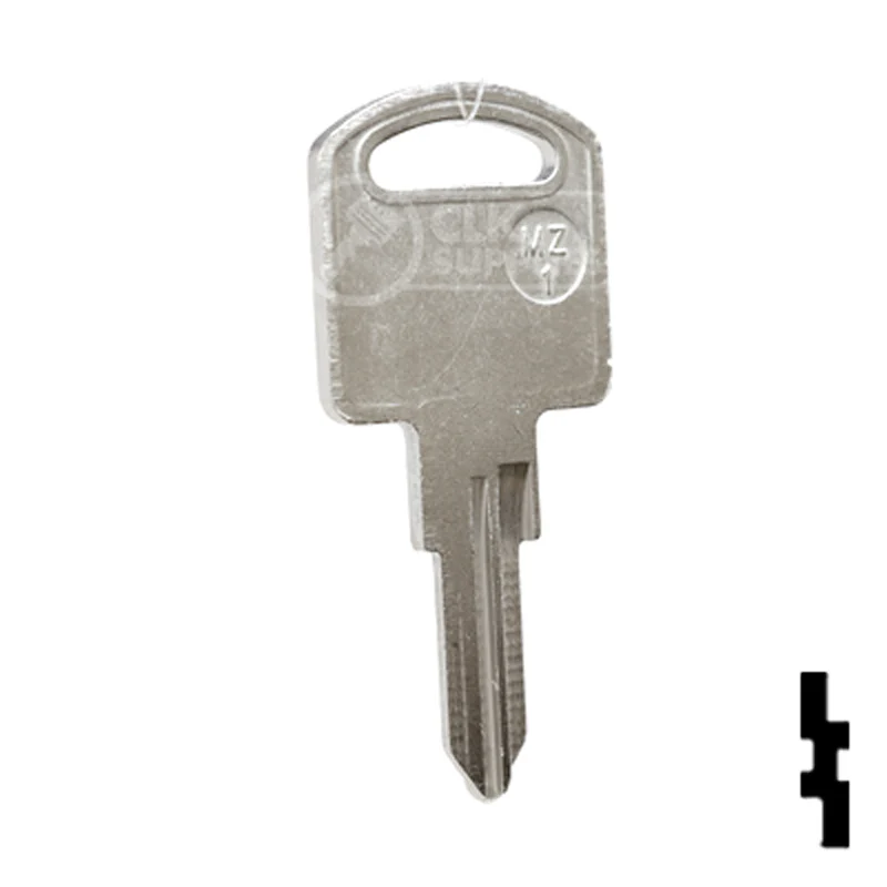 Uncut Key Blank | Mazda | MZ-1 - Image 15