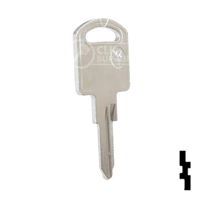 Uncut Key Blank | Mazda | MZ-1 - Image 16