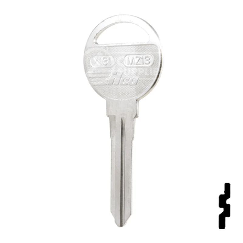 Uncut Key Blank | Mazda | X131, MZ13 - Image 23