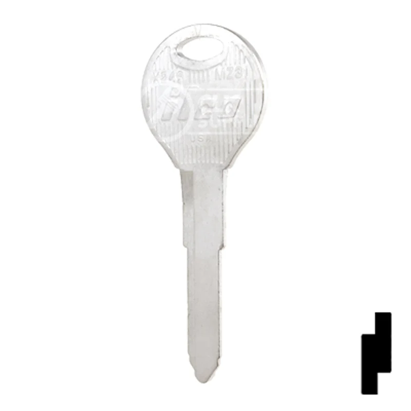 Uncut Key Blank | Mazda | X249, MZ31 - Image 23