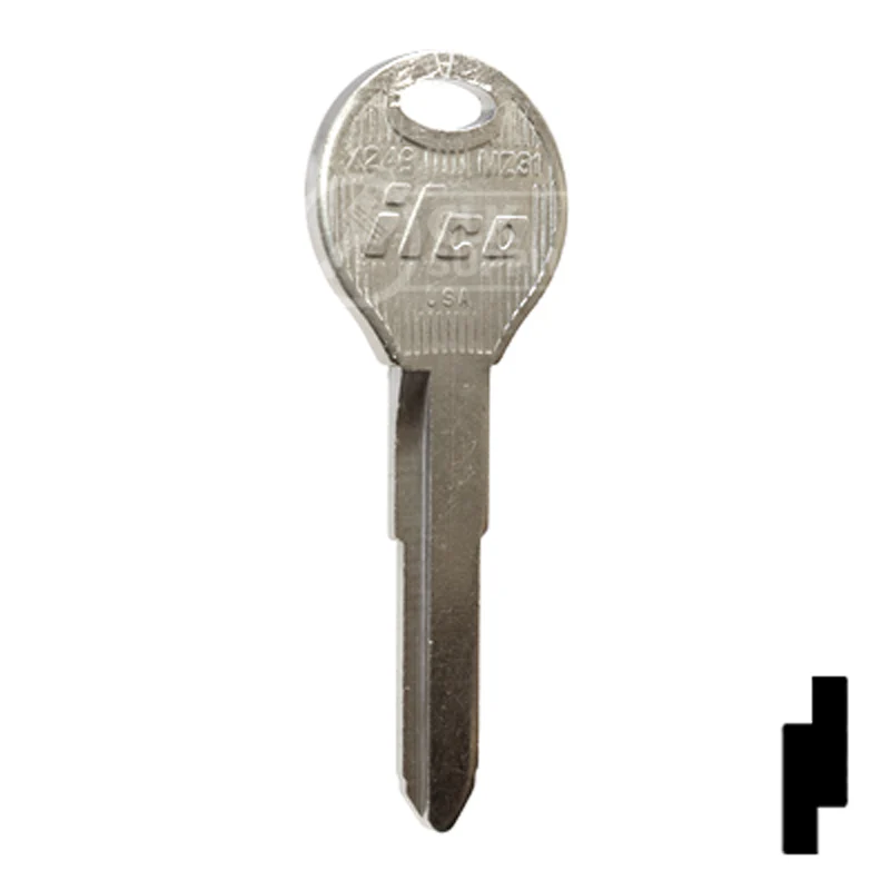 Uncut Key Blank | Mazda | X249, MZ31 - Image 3