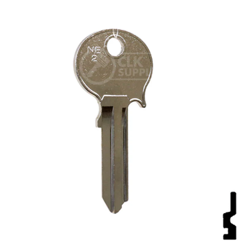 Uncut Key Blank | Mercedes Benz | NE2-SI - Image 15