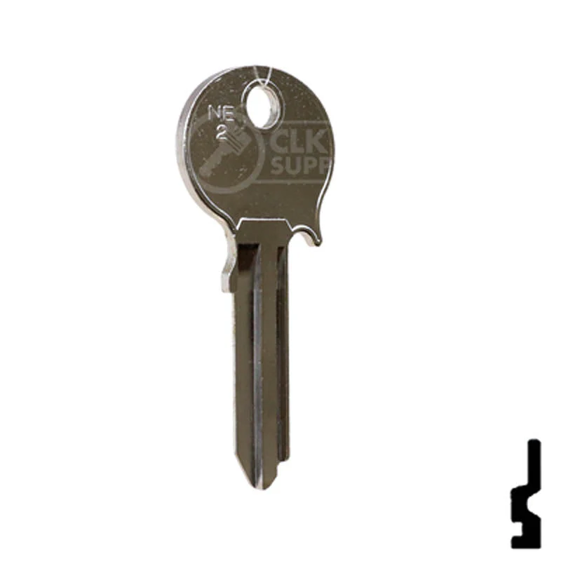 Uncut Key Blank | Mercedes Benz | NE2-SI - Image 16