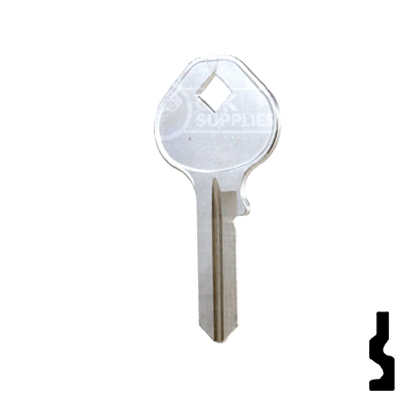 Uncut Key Blank | Mintcraft Padlock | 1643 - Image 12