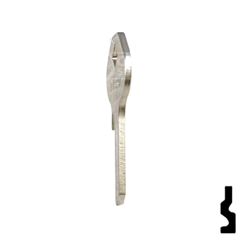 Uncut Key Blank | Mintcraft Padlock | 1643 - Image 21