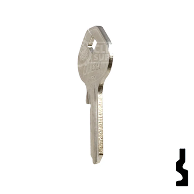 Uncut Key Blank | Mintcraft Padlock | 1643 - Image 22